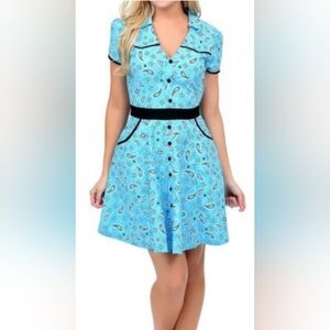 Sourpuss Hellbilly Dress, GUC, Size S